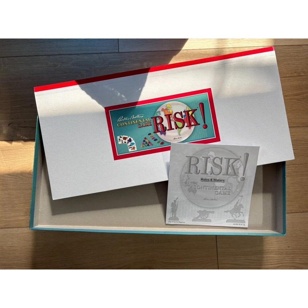 Risk 1959 1st Edition Classic Reproduction Continental Board Game Parker Brother